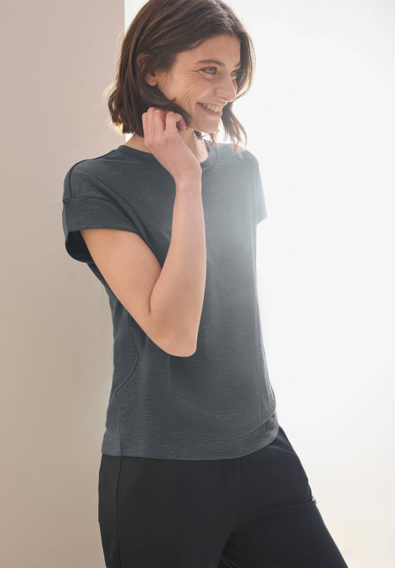 Cecil T-Shirt, in Struktur-Optik von Cecil