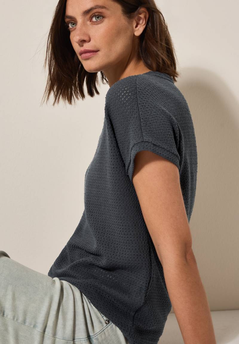 Cecil T-Shirt, in luftiger Strick-Optik von Cecil