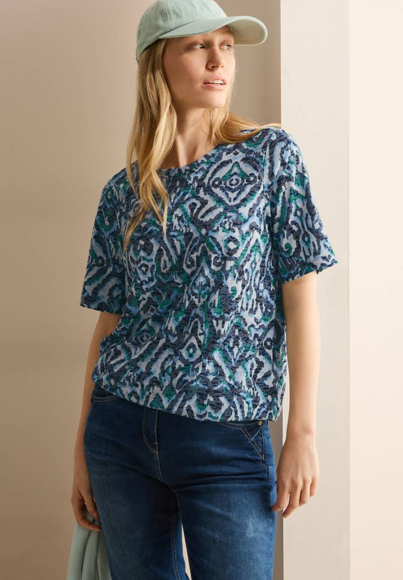 Cecil T-Shirt, mit All-Over Print von Cecil