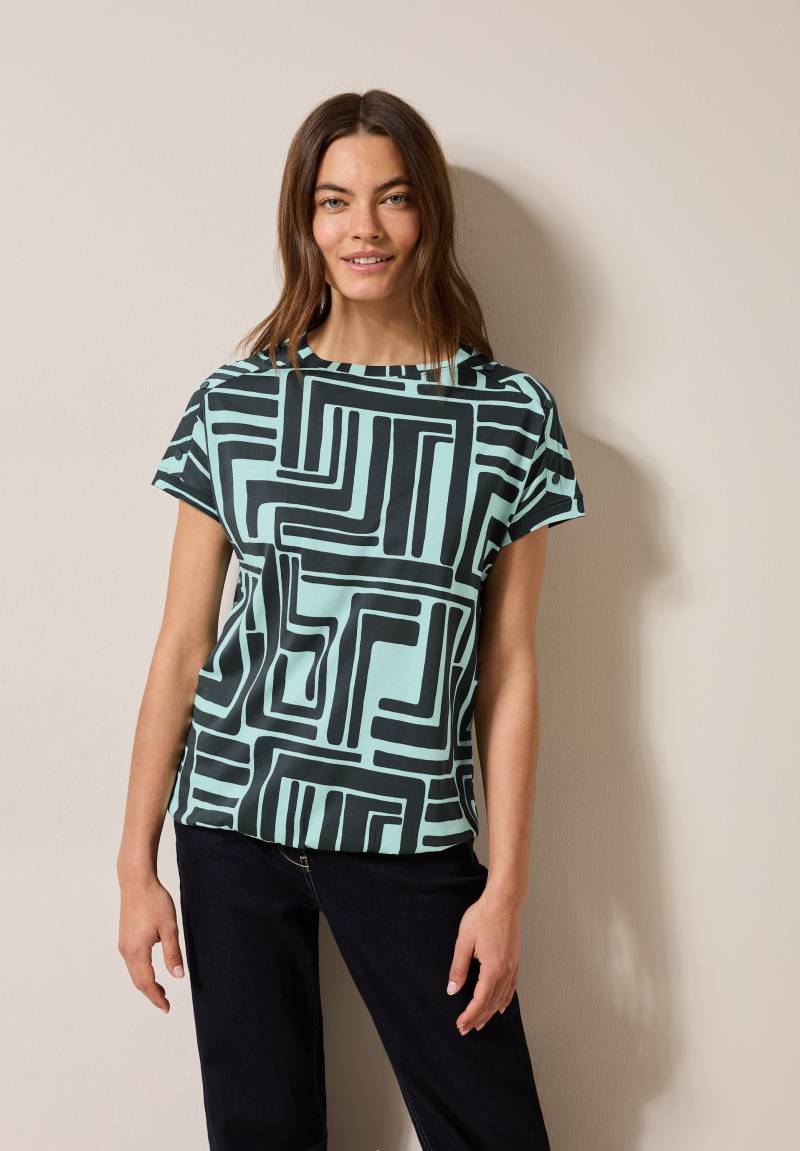 Cecil T-Shirt, mit All-Over Print von Cecil