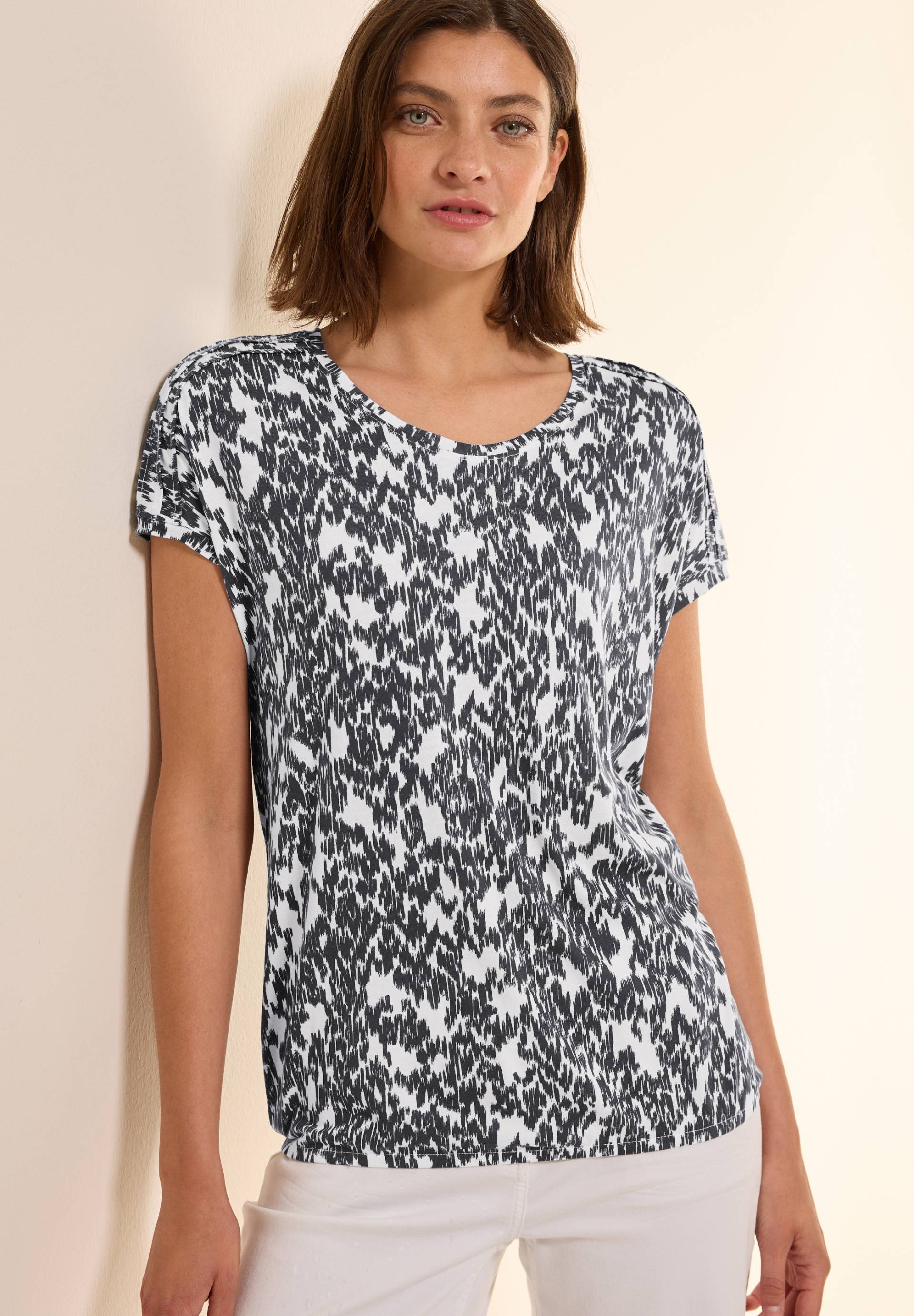 Cecil T-Shirt, mit All-Over Print von Cecil