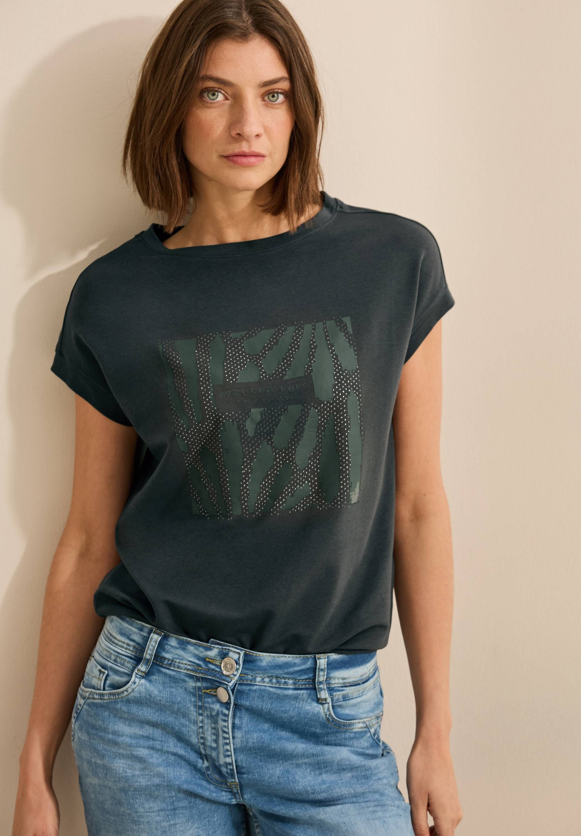 Cecil T-Shirt, mit Artwork Print Cecil T-Shirt, mit Artwork Print von Cecil
