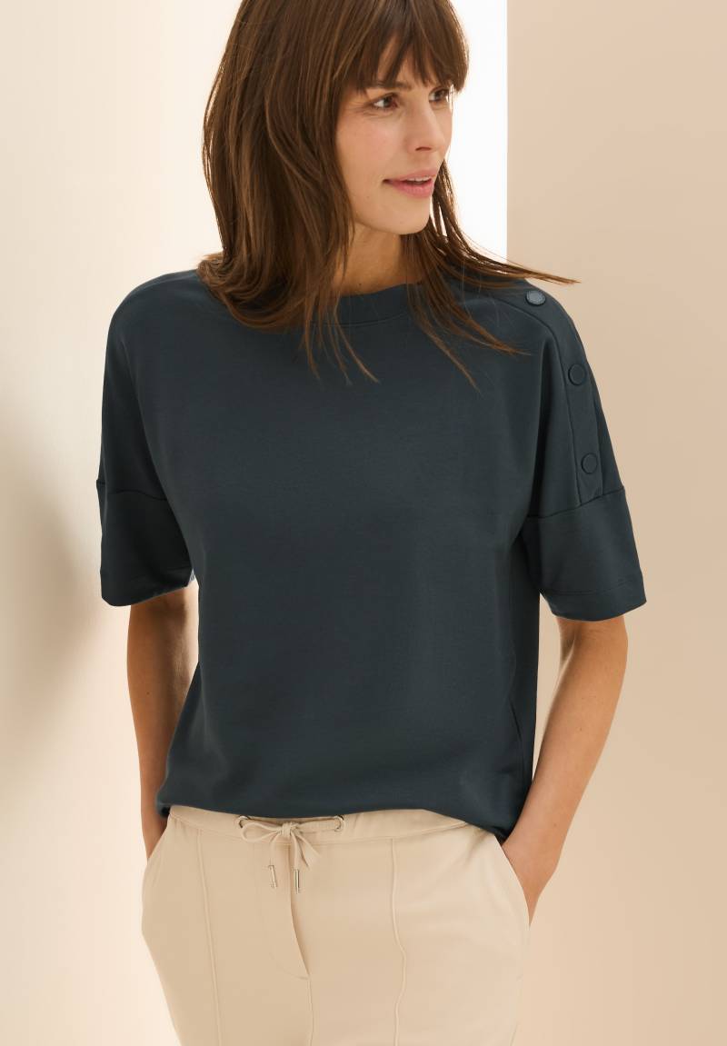 Cecil T-Shirt, mit Knopfdetail von Cecil