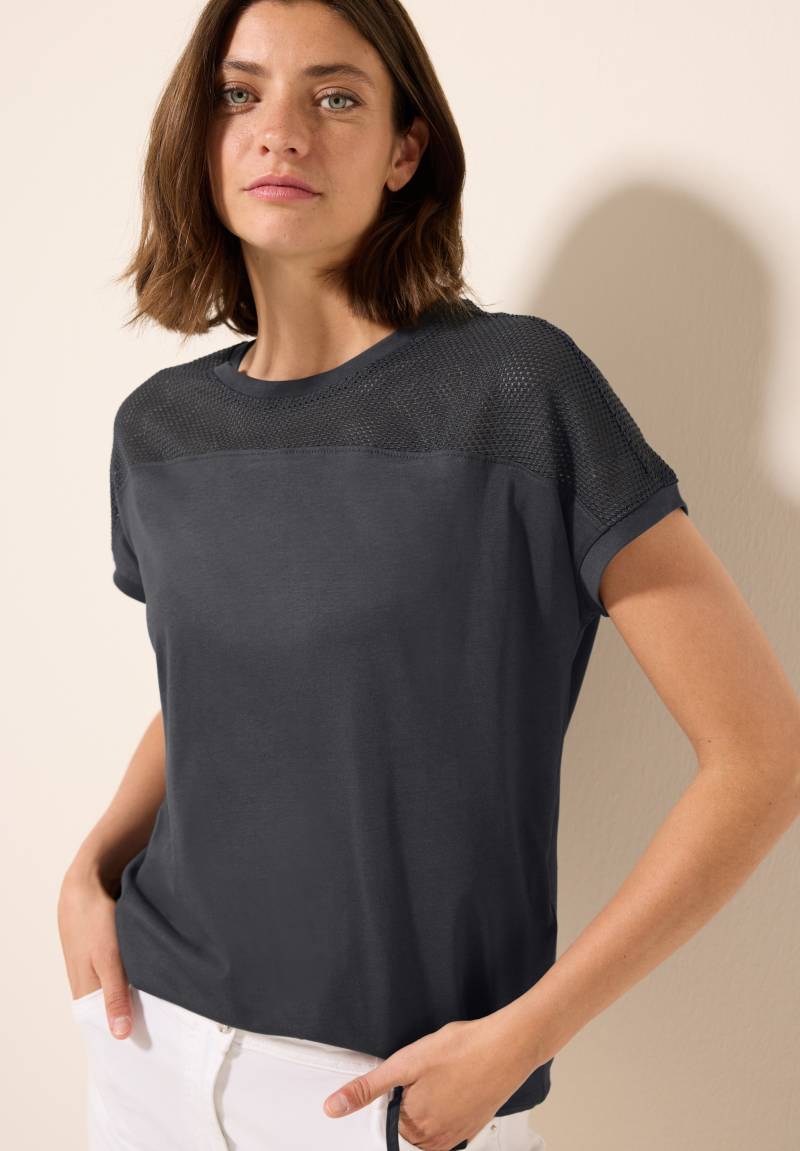 Cecil T-Shirt, mit Meshdetail von Cecil