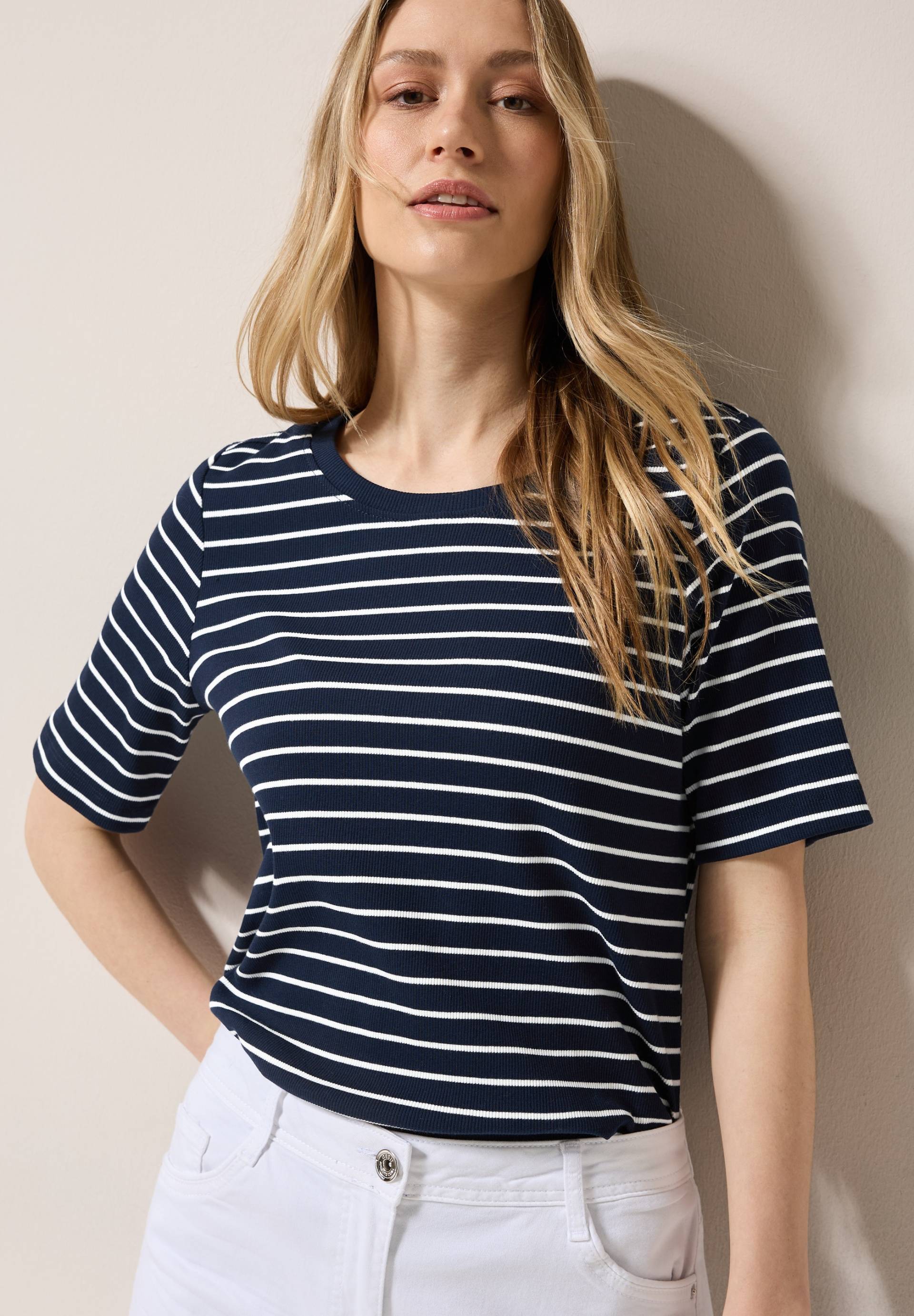 Cecil T-Shirt, mit Streifen Muster von Cecil
