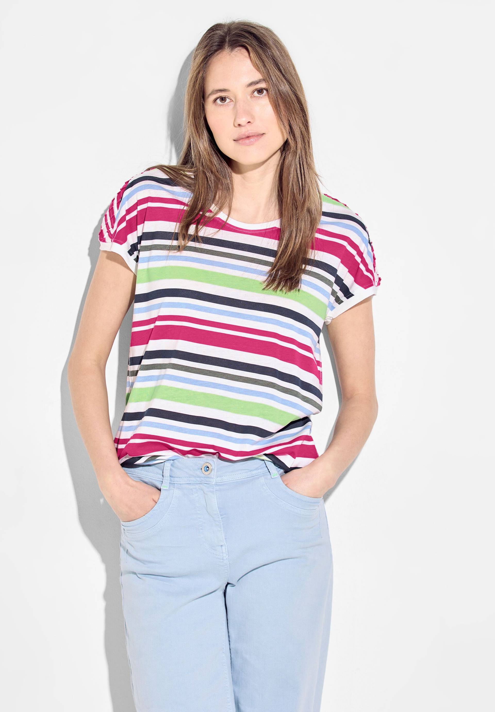 Cecil T-Shirt, mit mehrfarbigen Streifen von Cecil