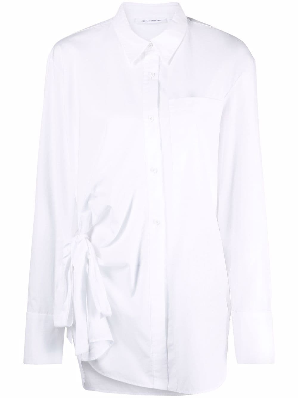 Cecilie Bahnsen Fenet bow-detail shirt - White von Cecilie Bahnsen