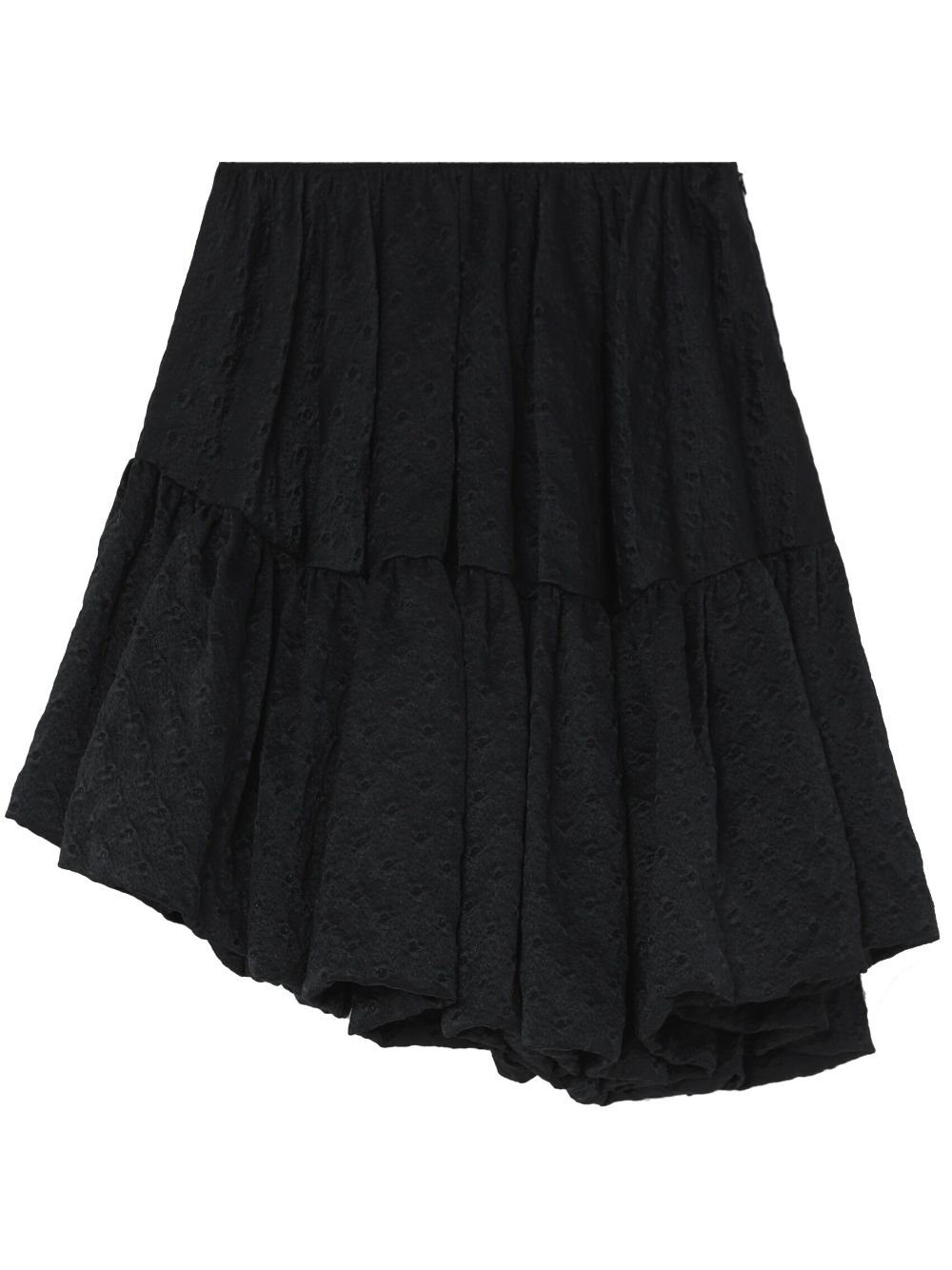 Cecilie Bahnsen Sarina asymmetric voluminous tiered skirt - Black von Cecilie Bahnsen