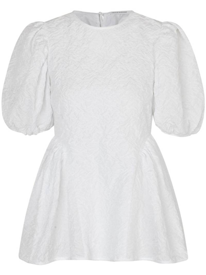 Cecilie Bahnsen Ubah matelassé blouse - White von Cecilie Bahnsen