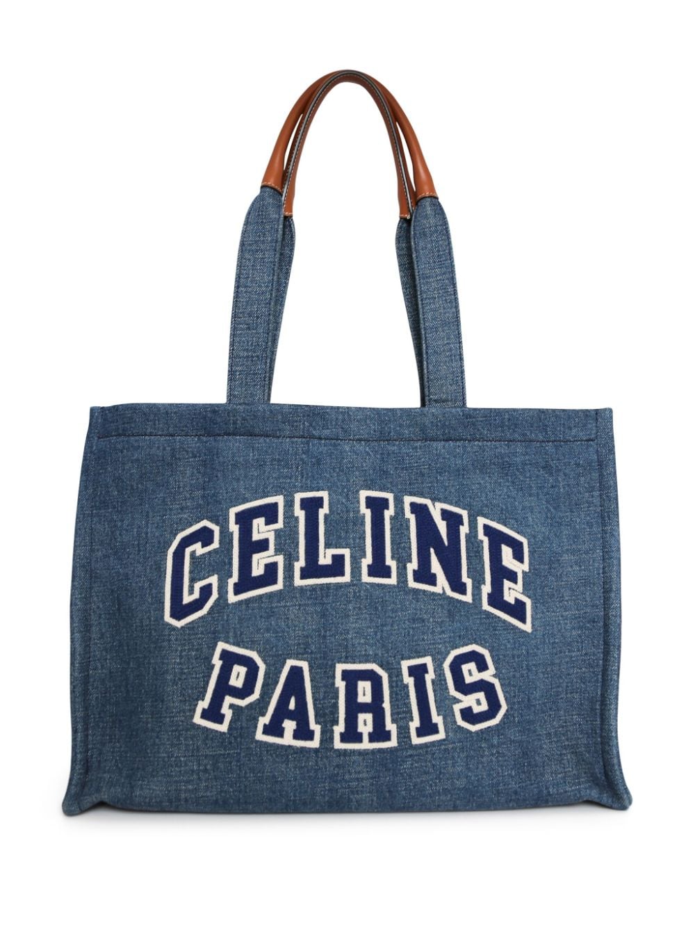 Céline Pre-Owned Cabas denim tote bag - Blue von Céline Pre-Owned