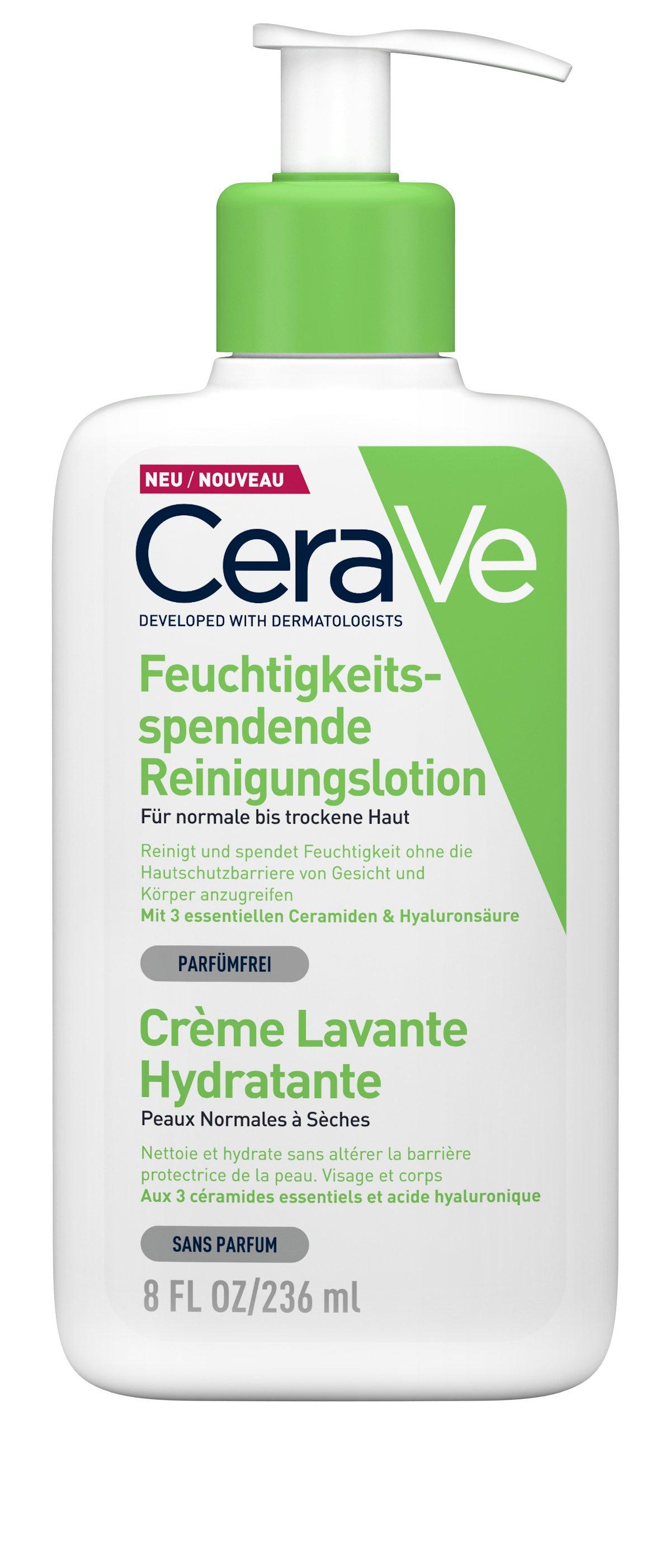 Feuchtigkeitsspendende Reinigungslotion Damen  236ml von CeraVe