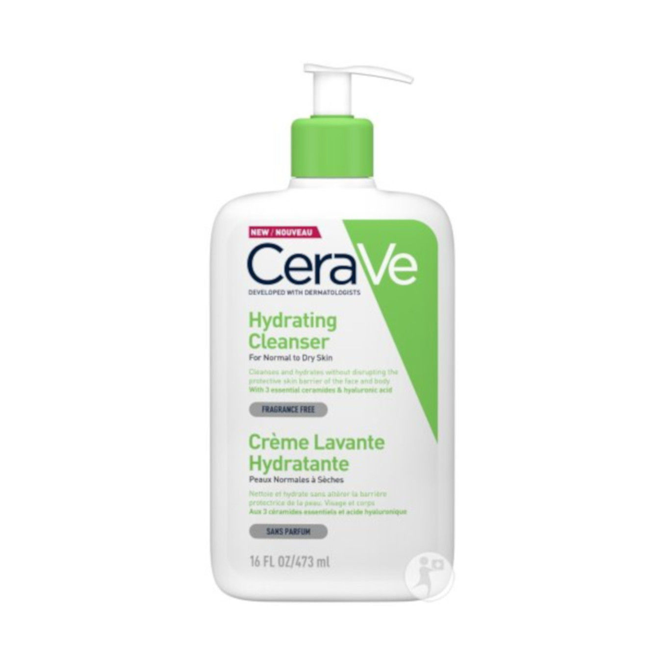 CERAVE Hydrating Cleanser w/Pump 473ml Unisex von Cerave