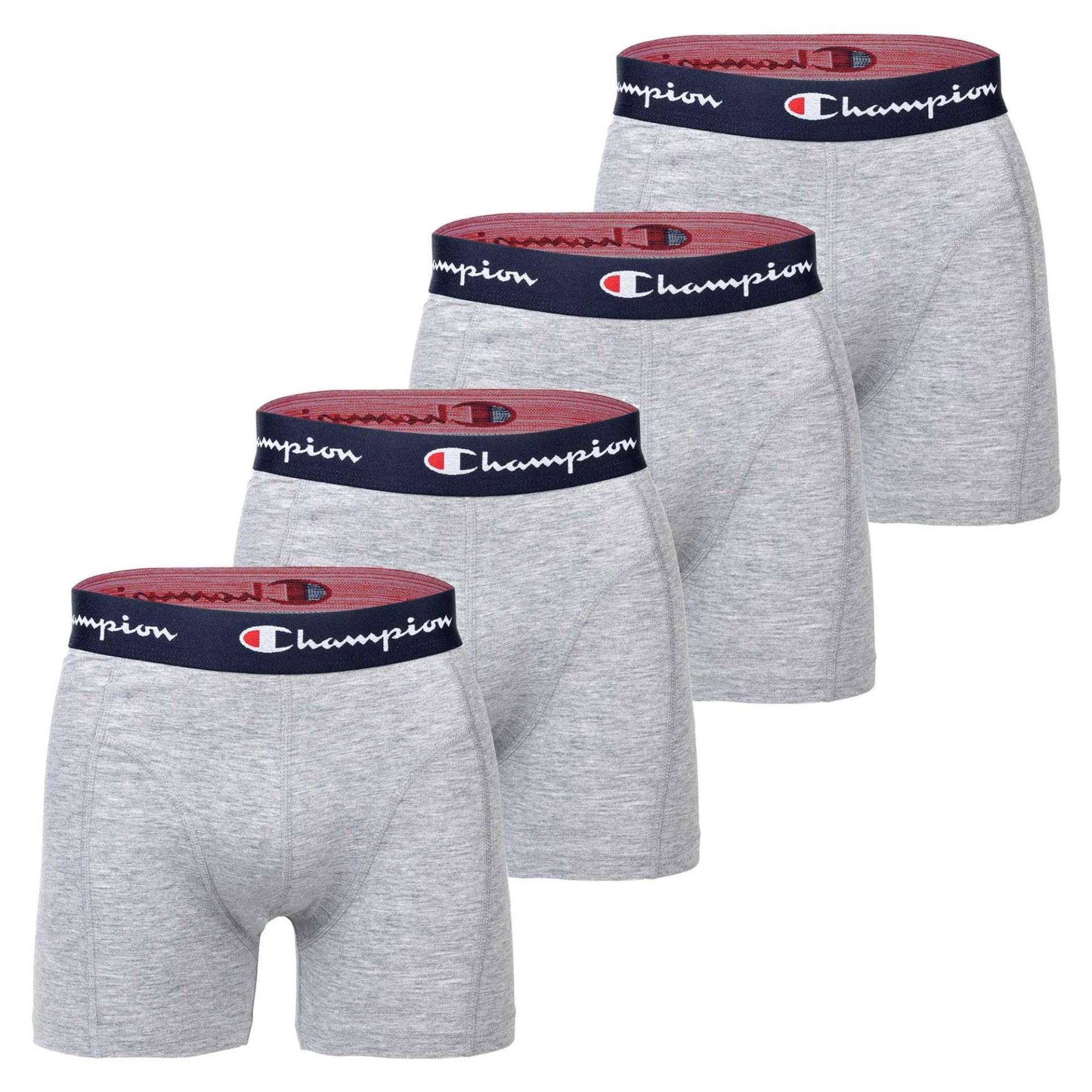 Boxershort 4er Pack Stretch Herren Grau L von Champion