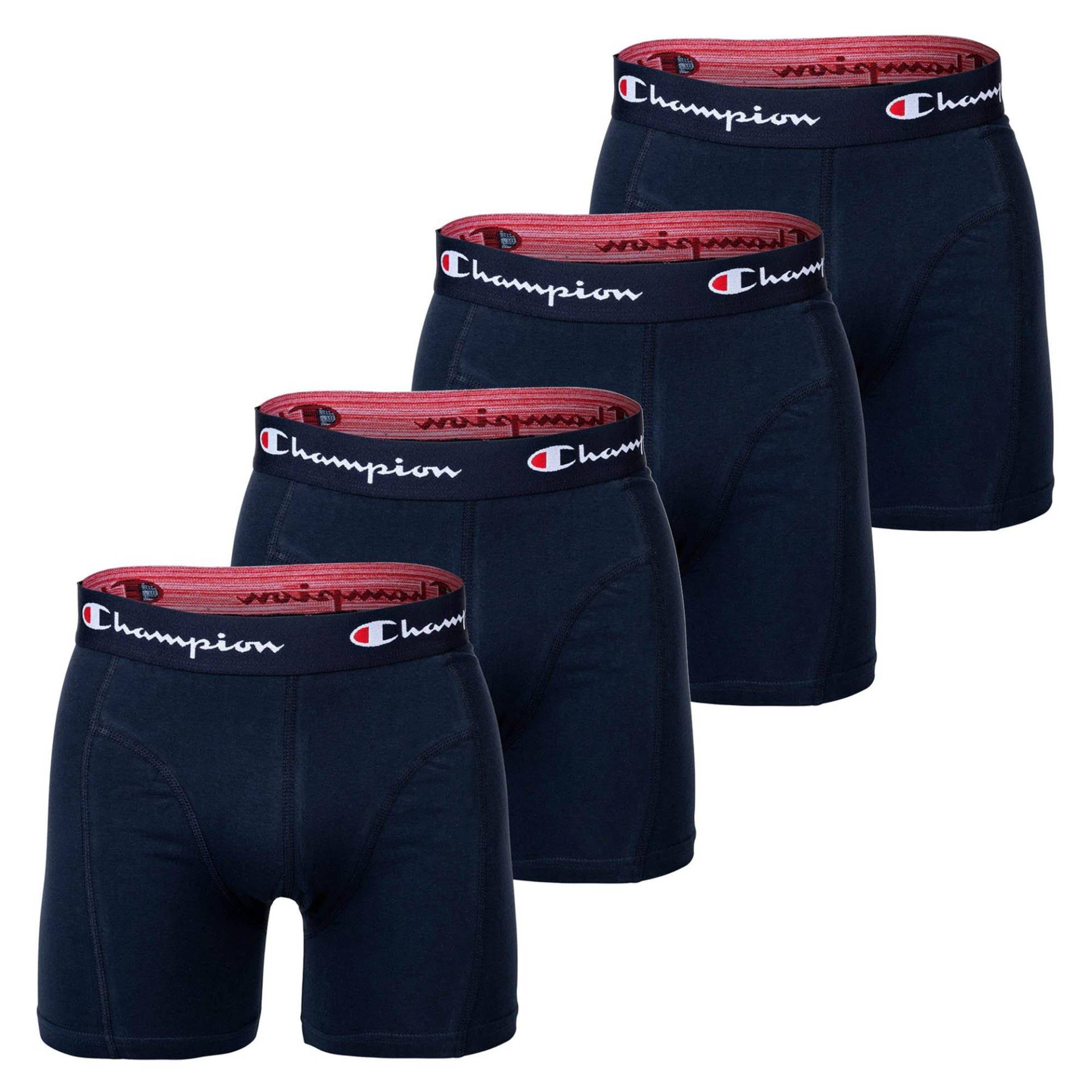 Boxershort 4er Pack Stretch Herren Marine XL von Champion