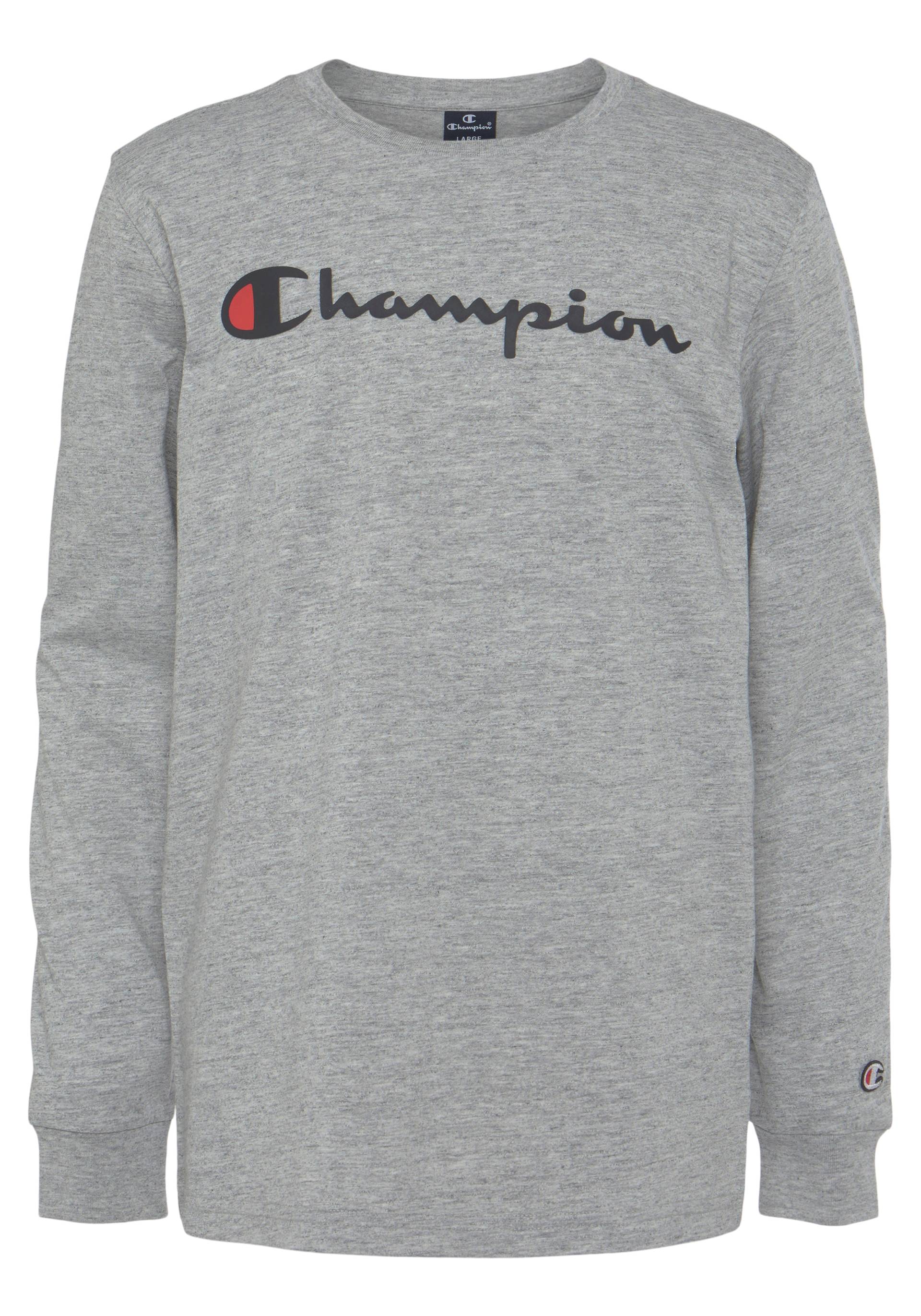 Champion Langarmshirt »Classic Long Sleeve large Logo - für Kinder« von Champion