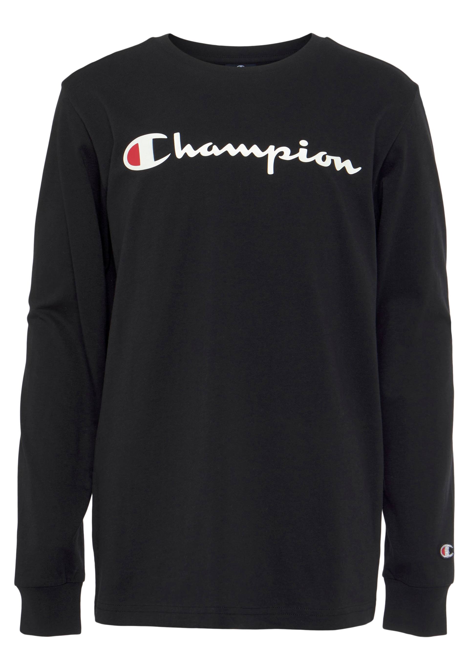 Champion Langarmshirt »Classic Long Sleeve large Logo - für Kinder« von Champion