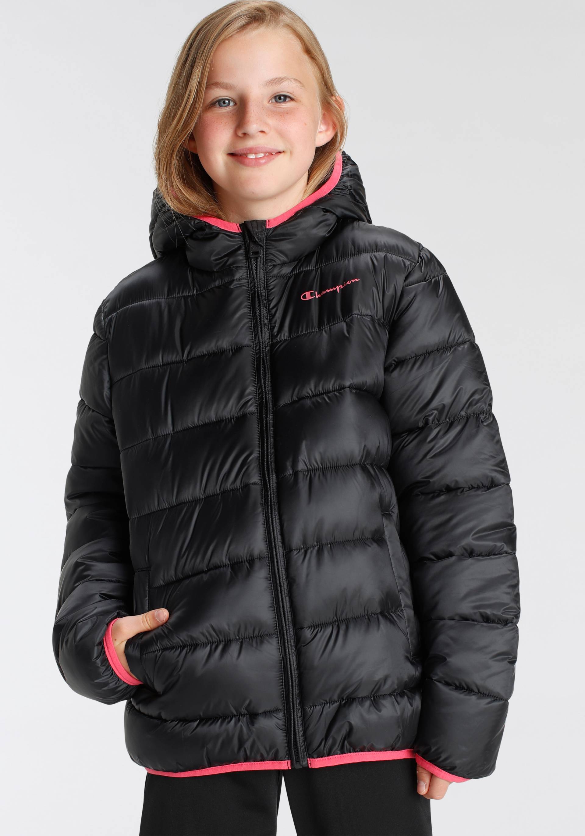 Champion Steppjacke »Outdoor Hooded Jacket - für Kinder«, mit Kapuze von Champion