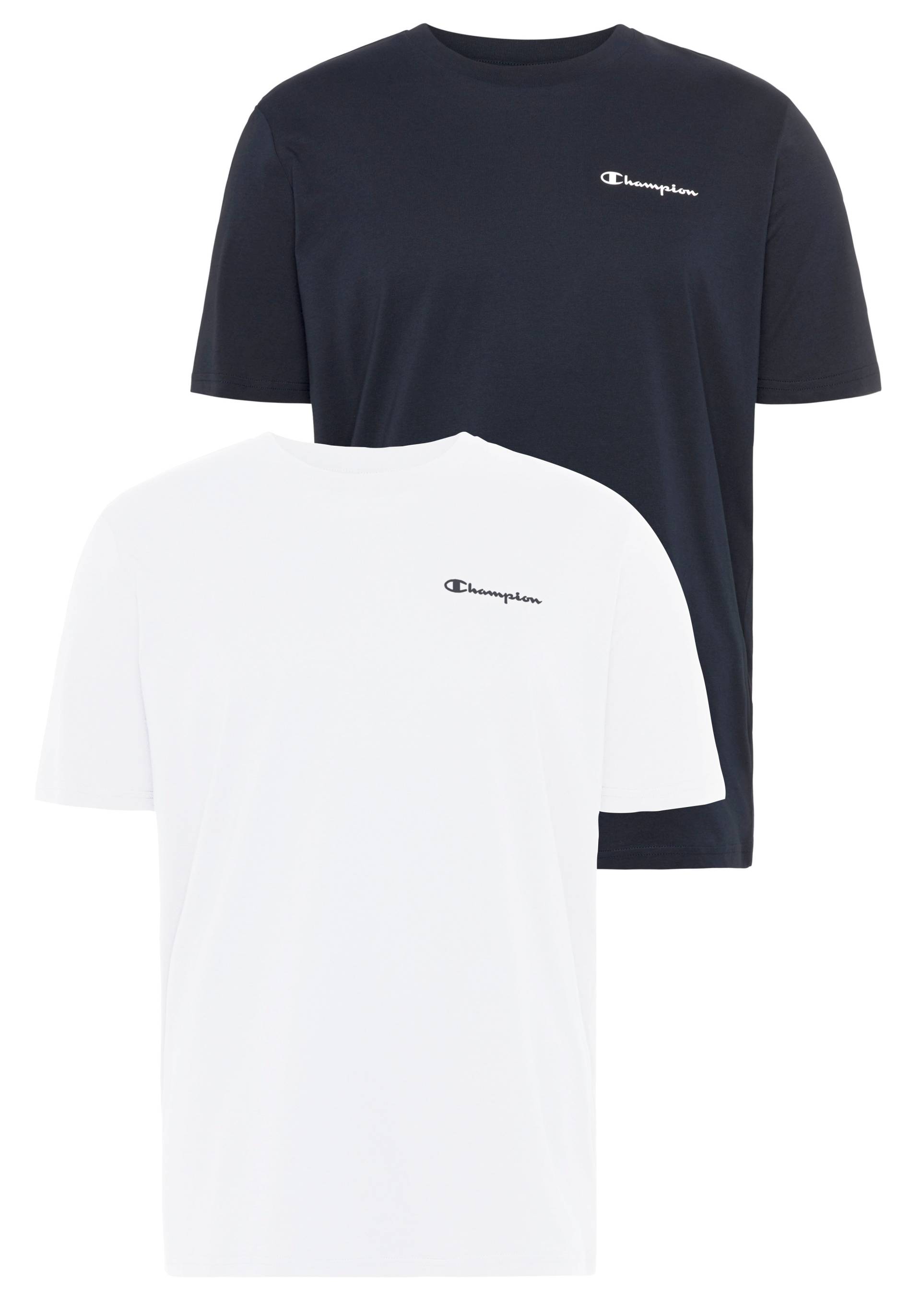 Champion T-Shirt, (Packung, 2 tlg., 2er-Pack) von Champion