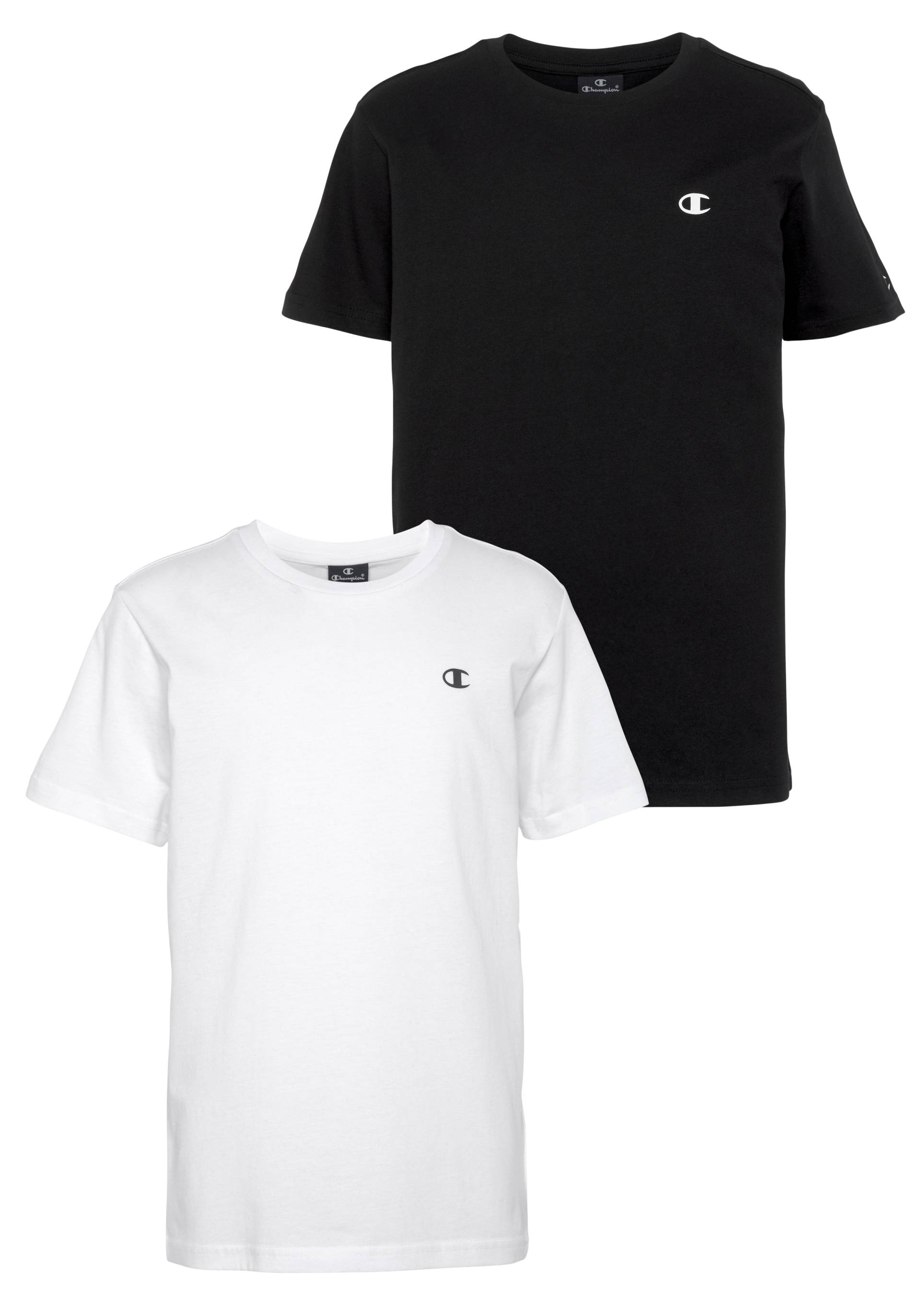 Champion T-Shirt »Basic 2pack Crew-Neck - für Kinder«, (Packung, 2 tlg.) von Champion