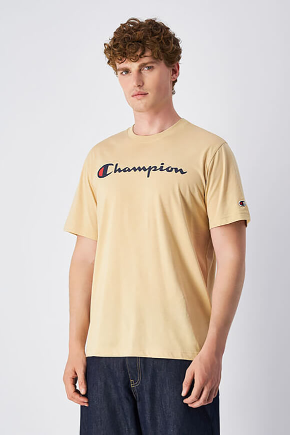 Champion T-Shirt | Beige | Herren  | L von Champion