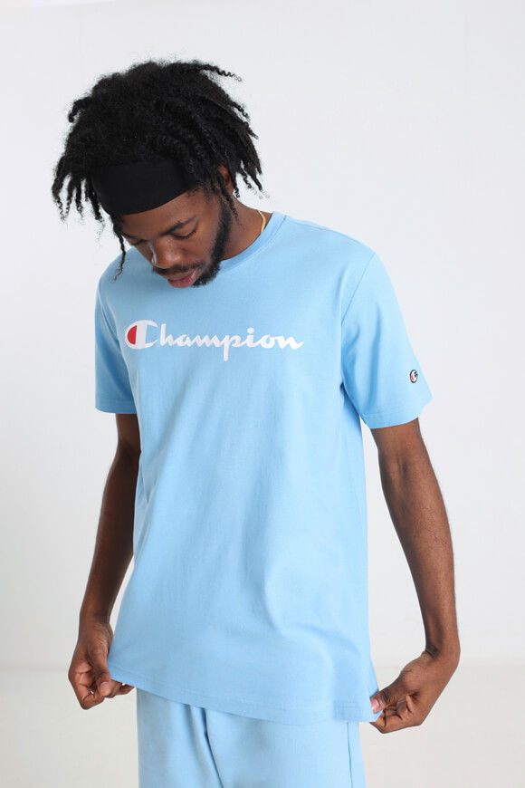 Champion T-Shirt | Blue | Herren  | L von Champion