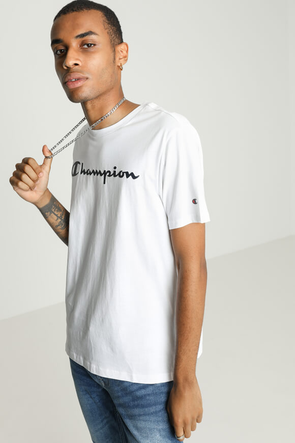 Champion T-Shirt | White | Herren  | M von Champion