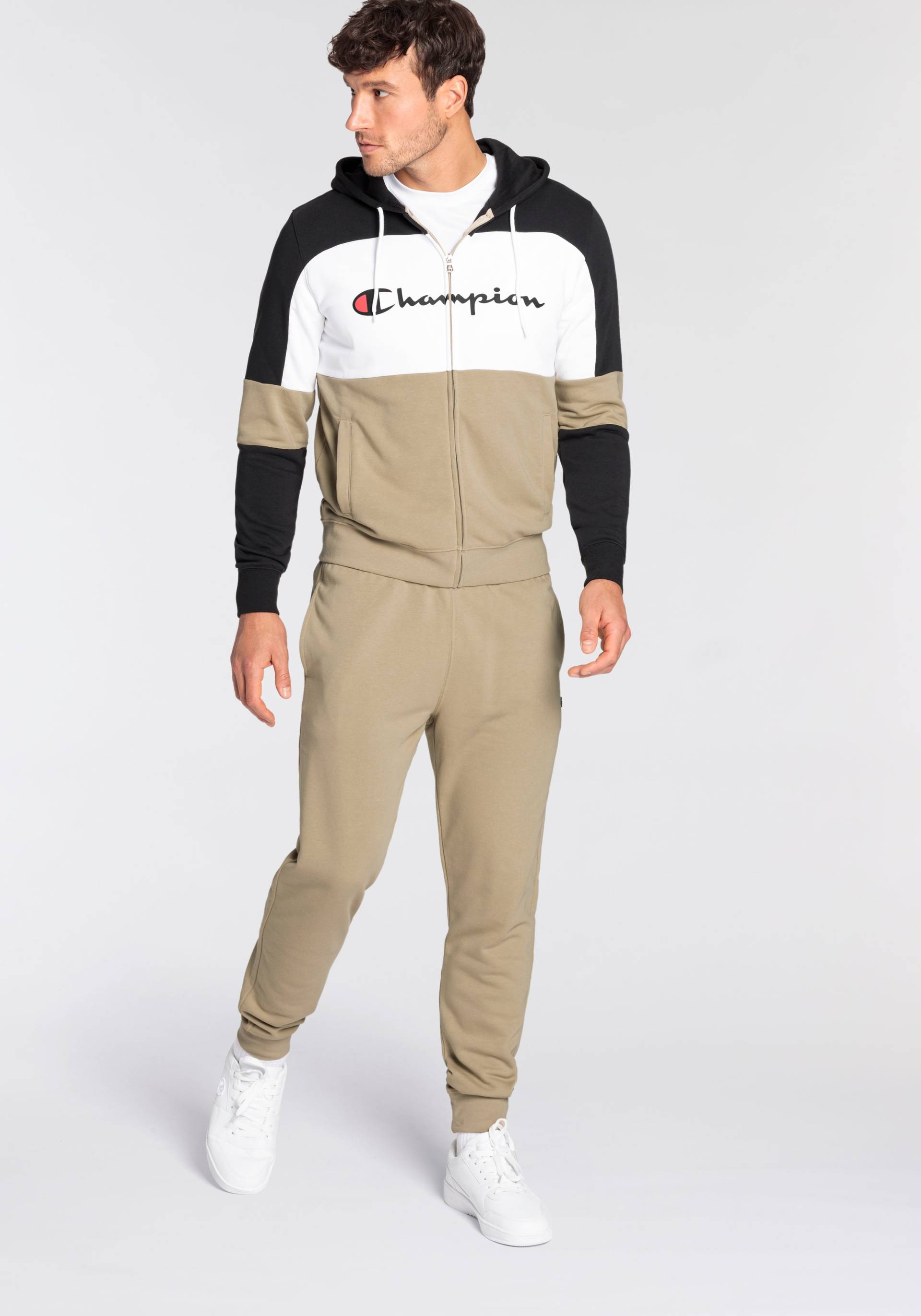 Champion Trainingsanzug »Icons Full Zip Hooded Sweatsuit« von Champion