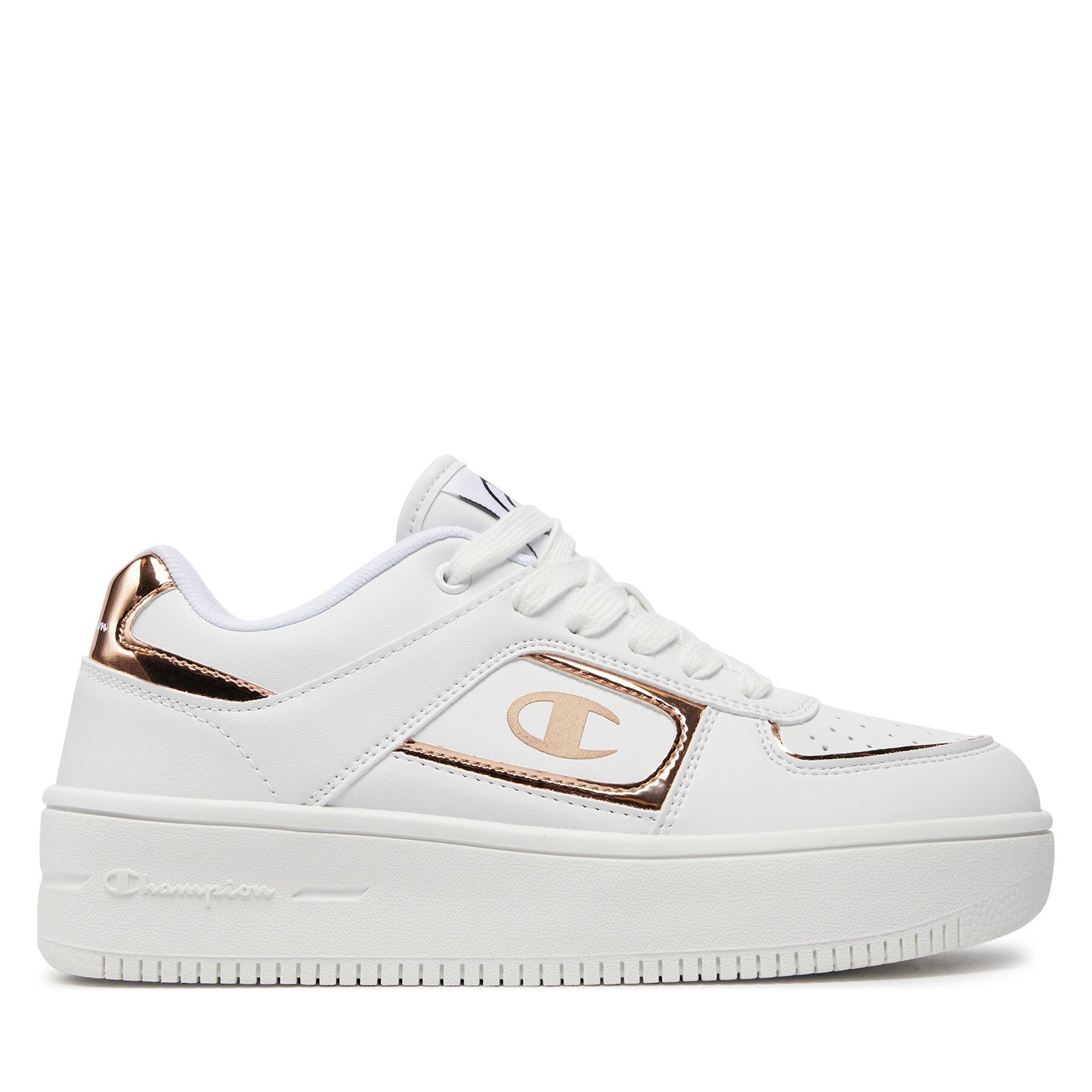 Sneakers Champion Foul Play Plat Element Slick Low Cut Shoe S11670-CHA-WW008 Wht/Rose Gold von Champion