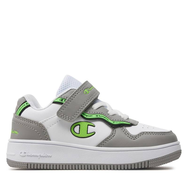 Sneakers Champion Rebound Alter Low B Ps Low Cut Shoe S32721-CHA-WW012 Wht/Grey/Green Fluo von Champion