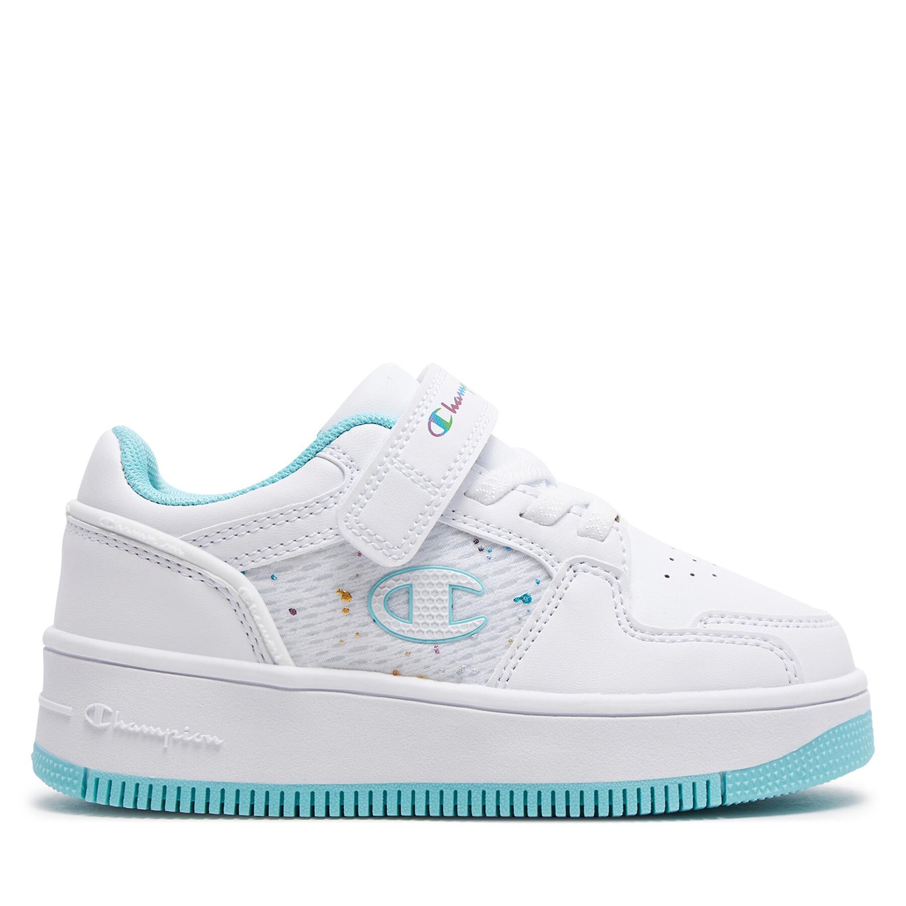 Sneakers Champion Rebound Platform Abstract G PS S32851-WW011 Wht/Lt.Blue von Champion