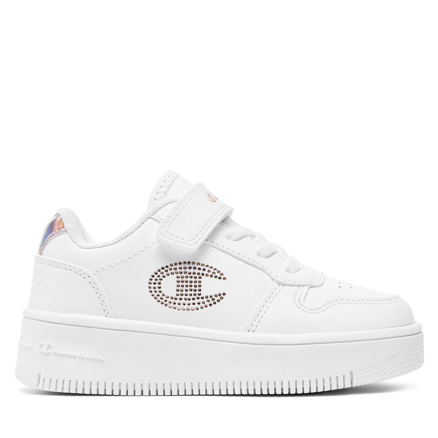 Sneakers Champion Rebound Platform Glitter G Ps Low Cut Shoe S32830-CHA-WW008 Wht/Rose Gold von Champion