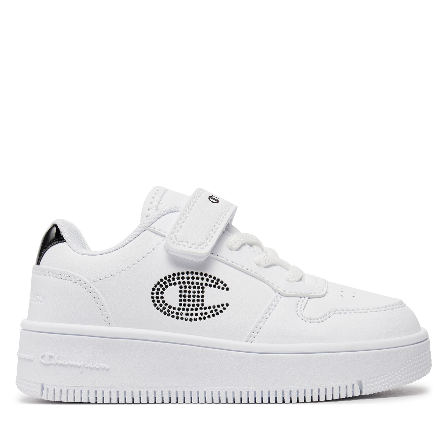 Sneakers Champion Rebound Platform Glitter G Ps Low Cut Shoe S32830-CHA-WW009 Wht/Gun Mt. von Champion