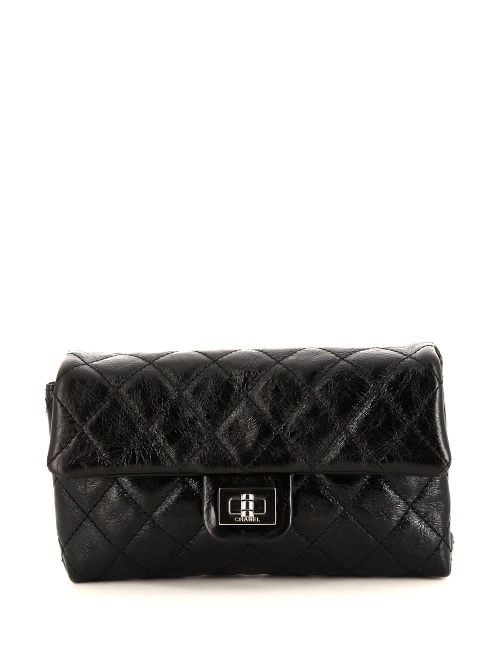 CHANEL Pre-Owned 2.55 Classic Flap belt bag - Black von CHANEL Pre-Owned