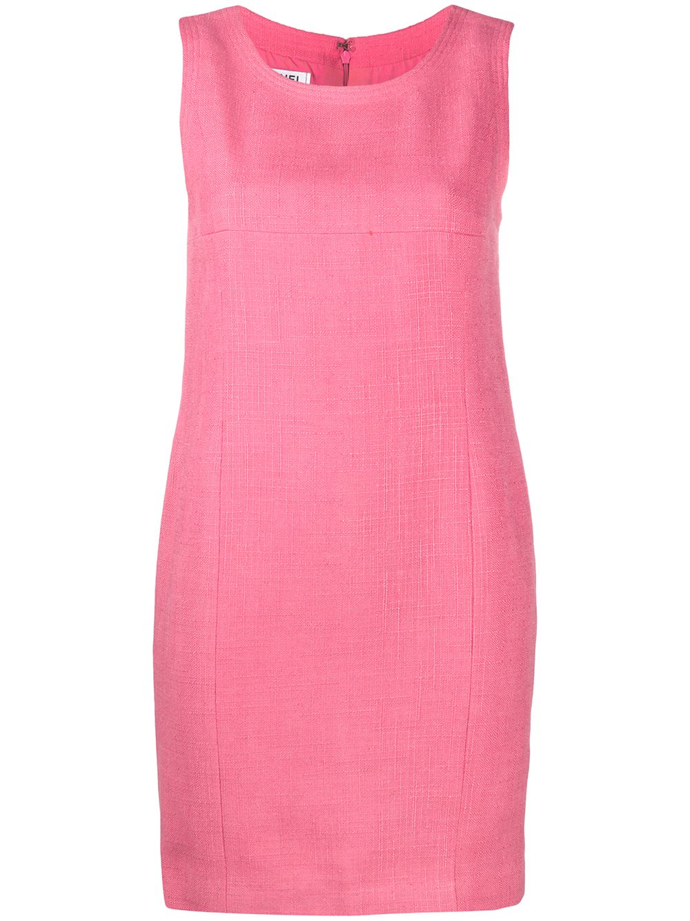 CHANEL Pre-Owned 2000s textured sleeveless mini dress - Pink von CHANEL Pre-Owned