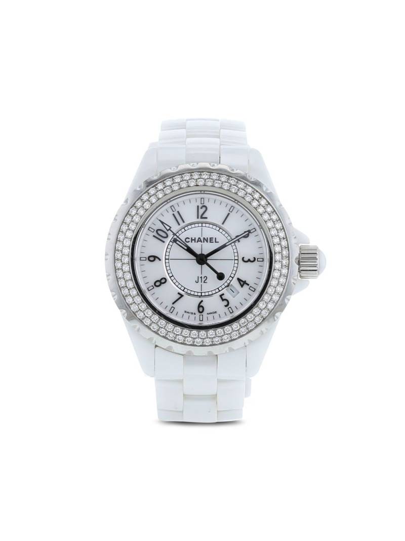 CHANEL Pre-Owned 2004 pre-owned J12 34mm - White von CHANEL Pre-Owned