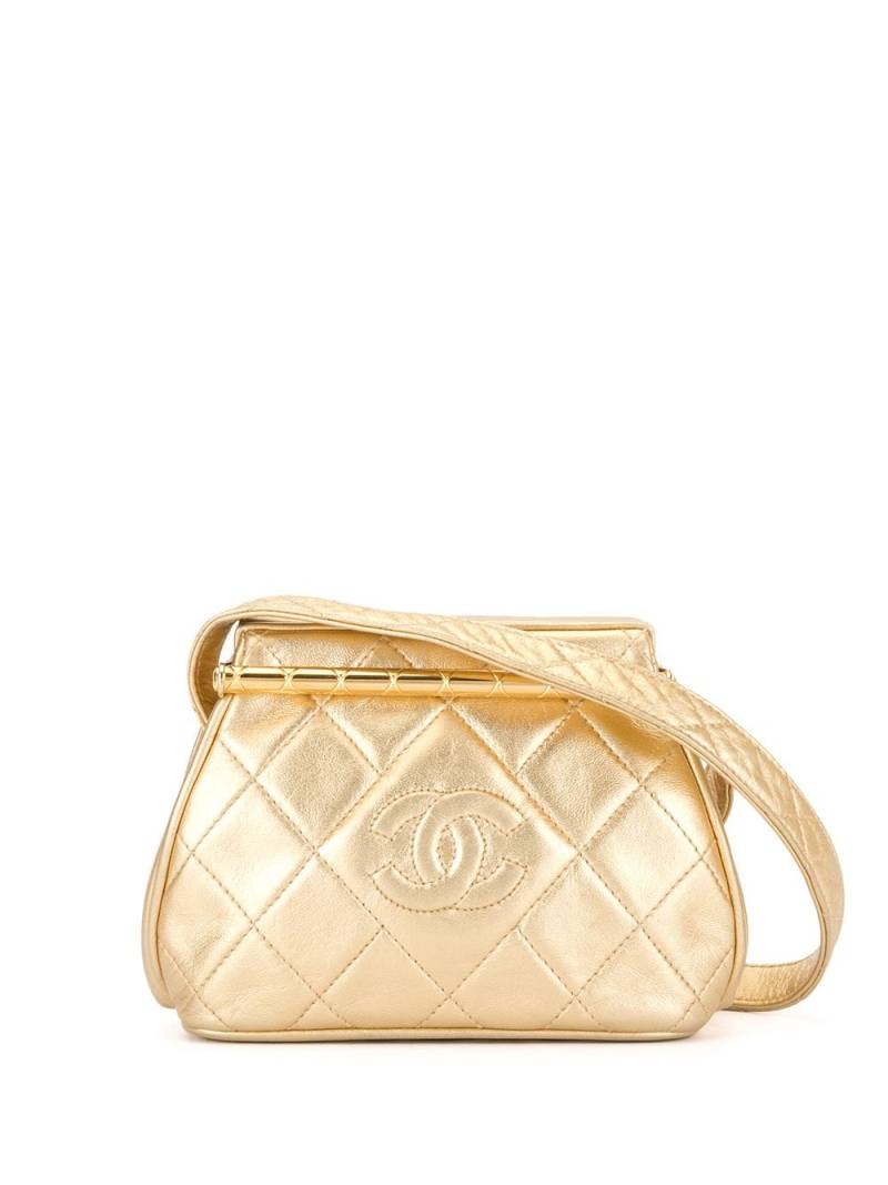 CHANEL Pre-Owned 1990 quilted shoulder bag - Gold von CHANEL Pre-Owned