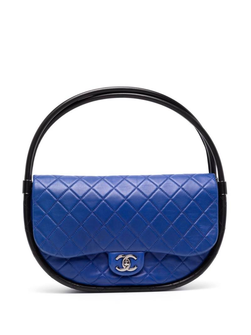 CHANEL Pre-Owned Hula Hoop leather handbag - Blue von CHANEL Pre-Owned