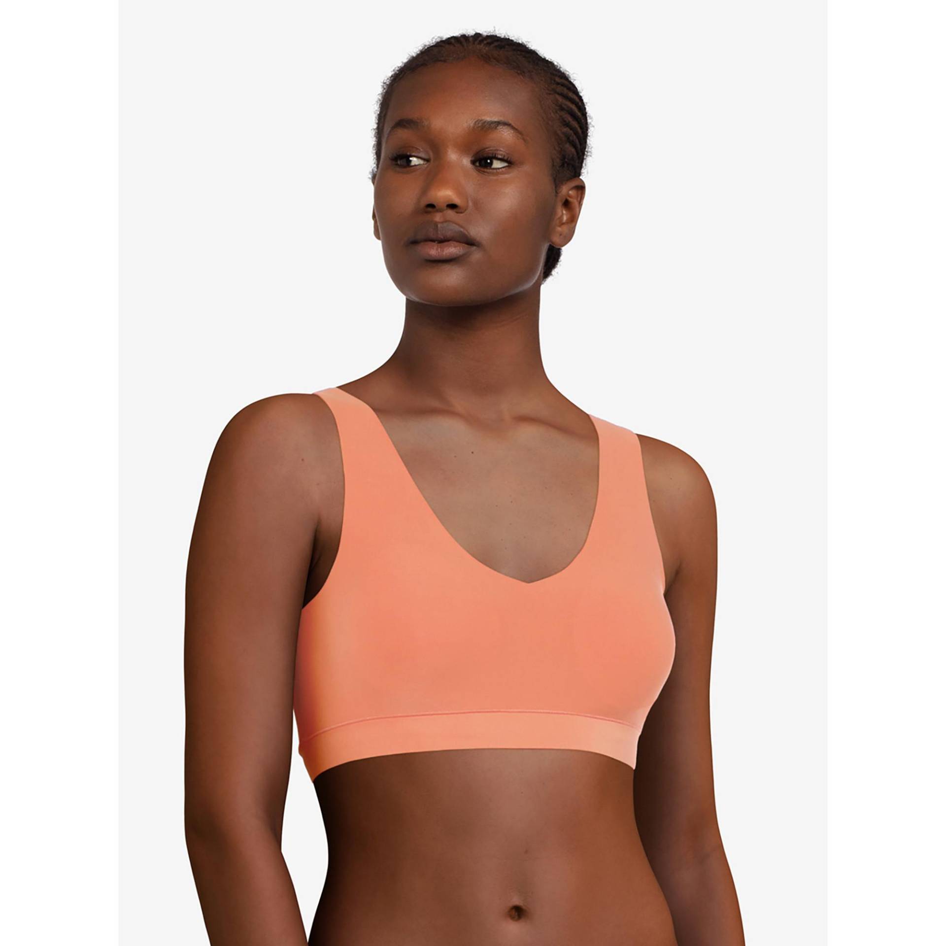 Bügelloser Bh, Unwattiert Damen Orange  XL von Chantelle