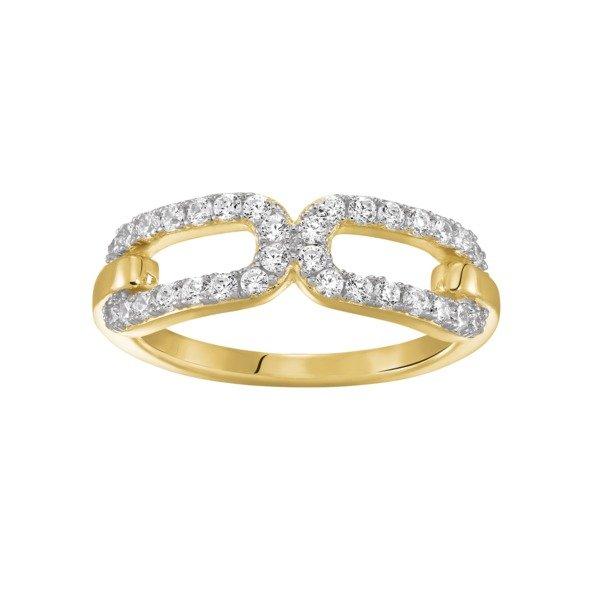 Gold-silberring Damen  56mm von Charles Garnier