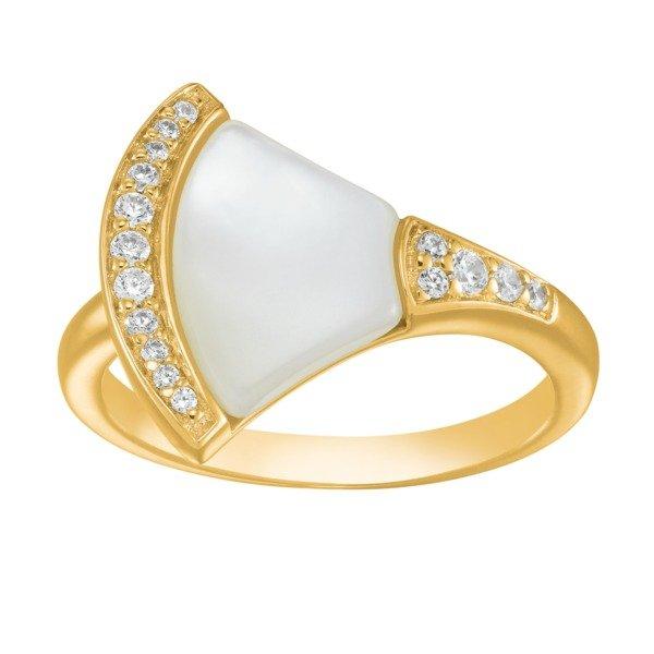 Goldener Silberring 4,50 Gr. Damen  52mm von Charles Garnier