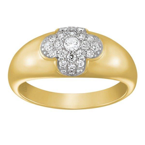 Goldener Silberring Damen  52mm von Charles Garnier