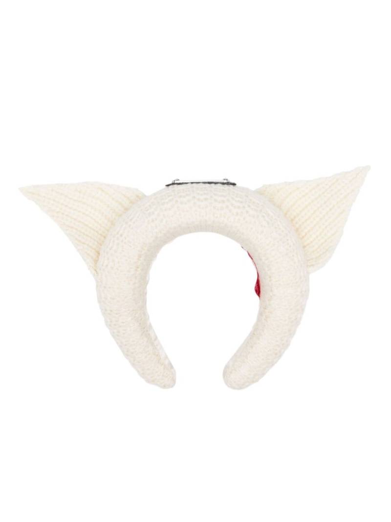 Charles Jeffrey Loverboy Ears Alice headband - White von Charles Jeffrey Loverboy