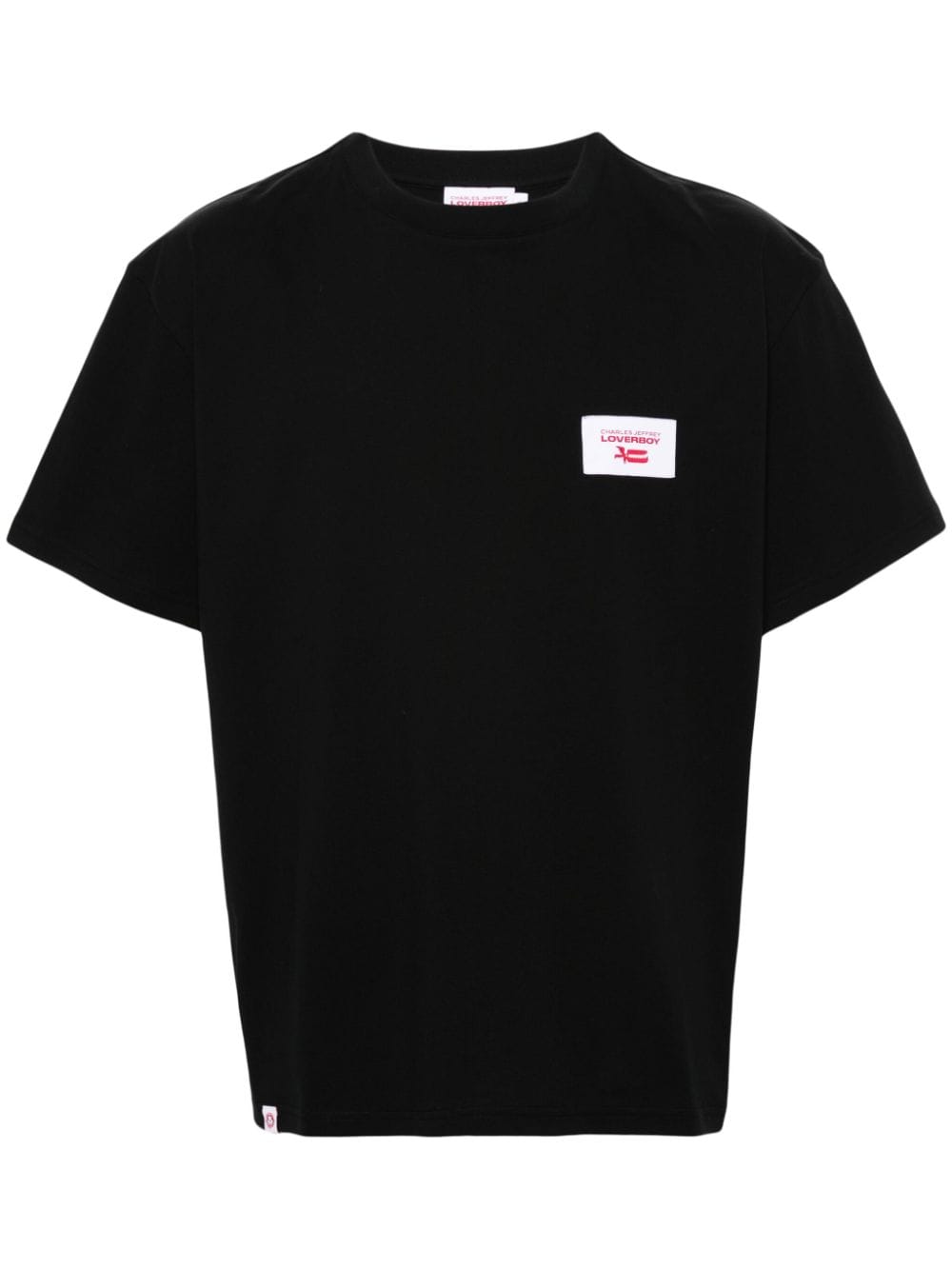 Charles Jeffrey Loverboy Label cotton T-shirt - Black von Charles Jeffrey Loverboy