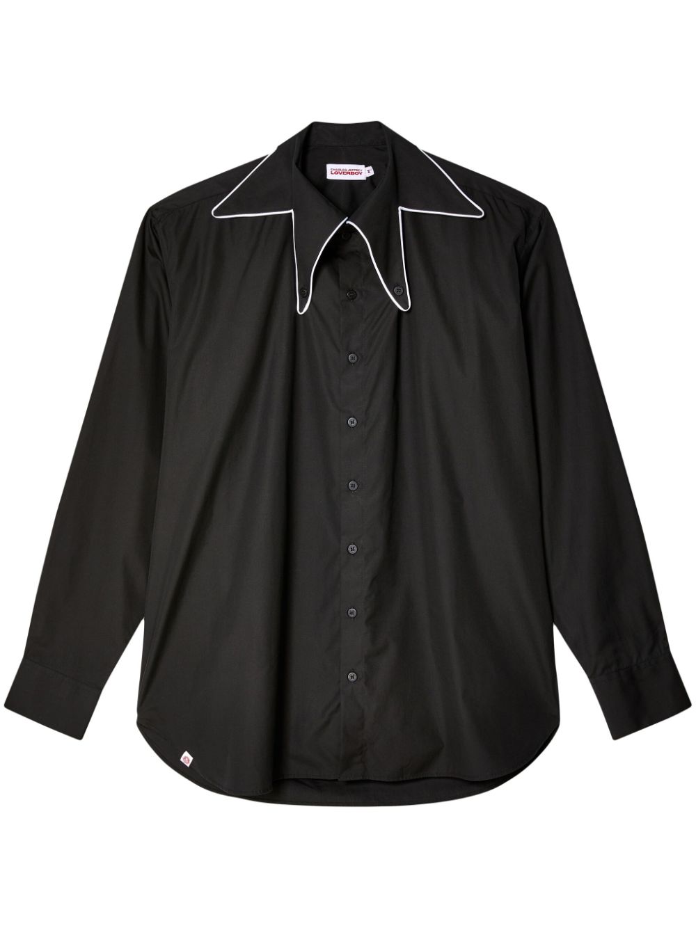 Charles Jeffrey Loverboy star-motif cotton shirt - Black von Charles Jeffrey Loverboy