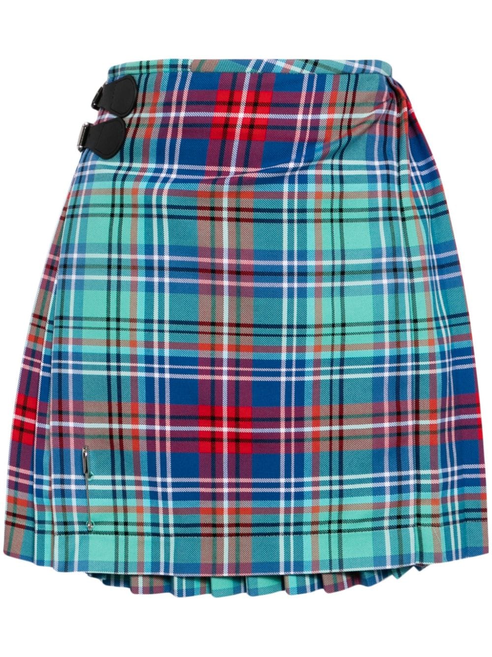 Charles Jeffrey Loverboy tartan-check cotton kilt skirt - Red von Charles Jeffrey Loverboy