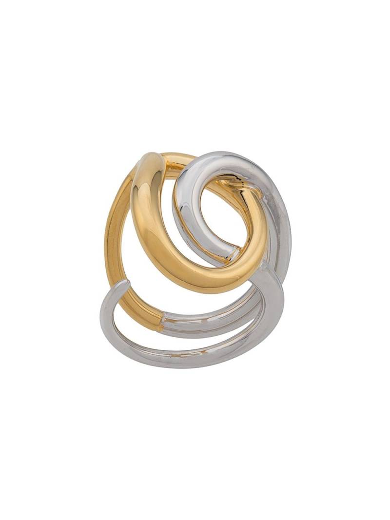 Charlotte Chesnais Blaue knot ring - Gold von Charlotte Chesnais