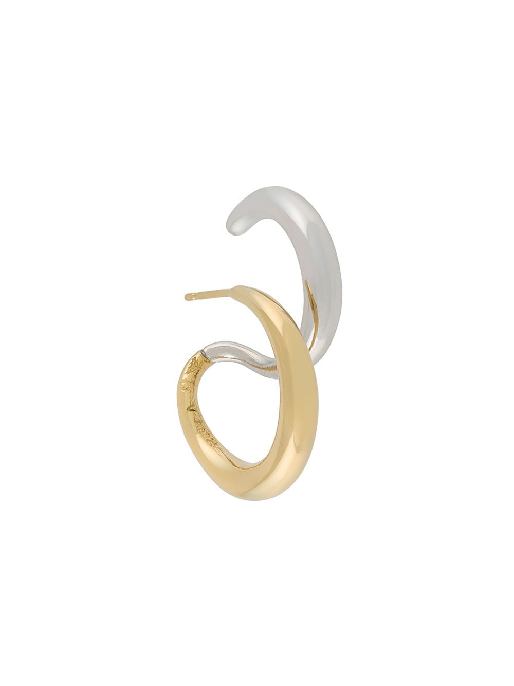 Charlotte Chesnais Curl earring - Metallic von Charlotte Chesnais