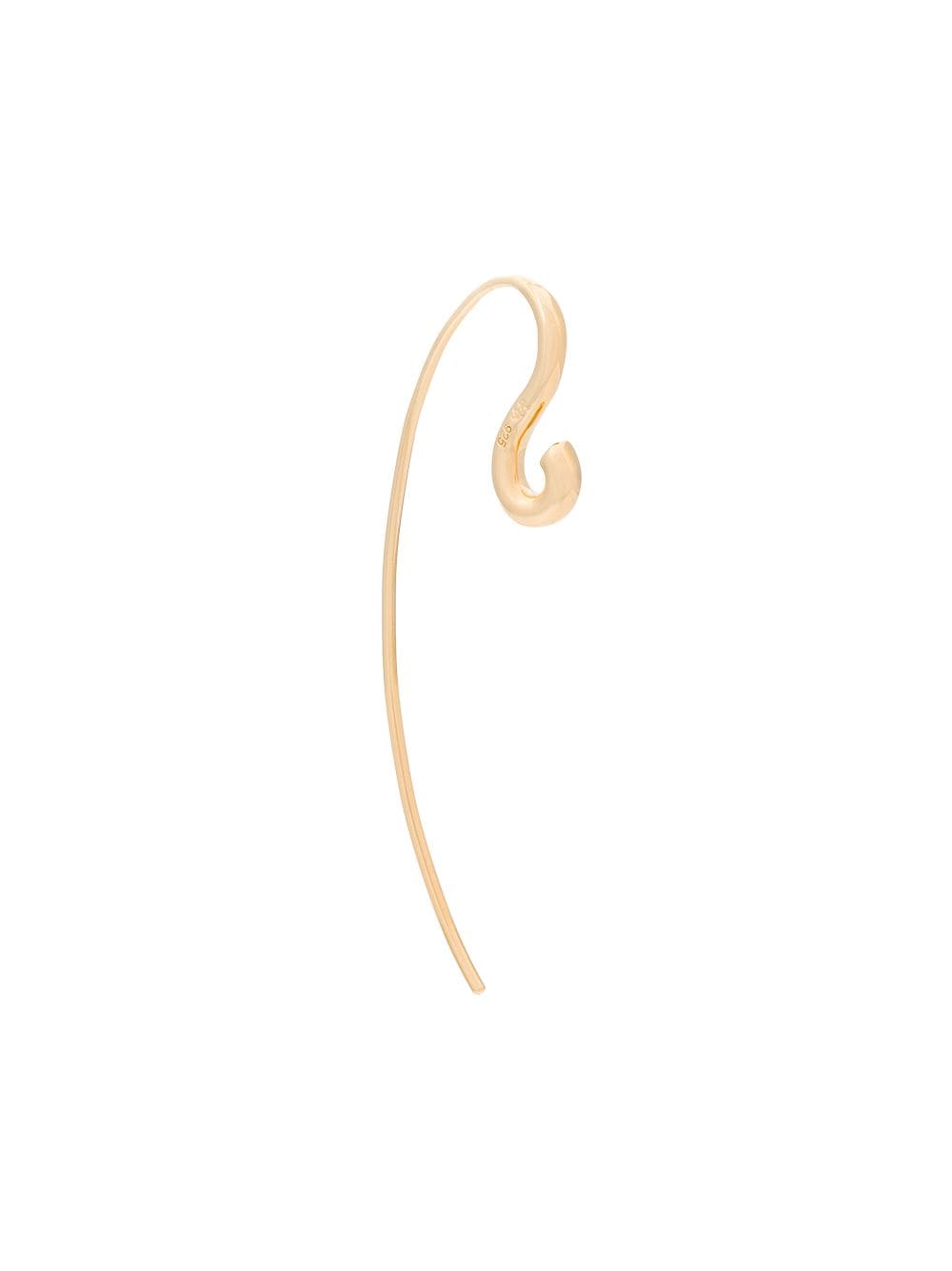 Charlotte Chesnais Gold Hook earring - Metallic von Charlotte Chesnais