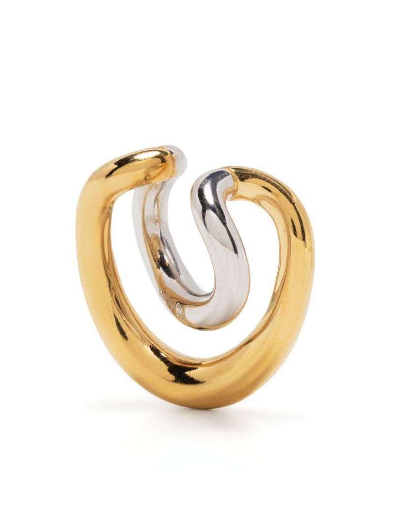 Charlotte Chesnais Initial two-tone ear cuff - Gold von Charlotte Chesnais