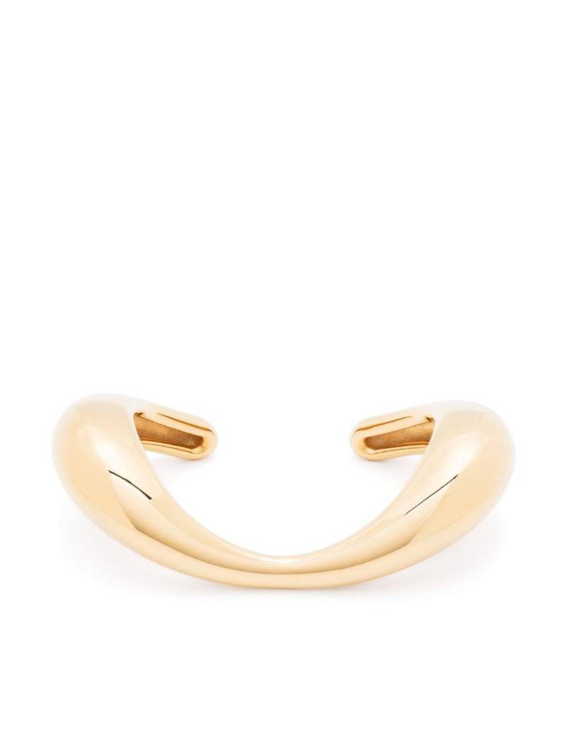 Charlotte Chesnais Lips gold-plated cuff bracelet von Charlotte Chesnais
